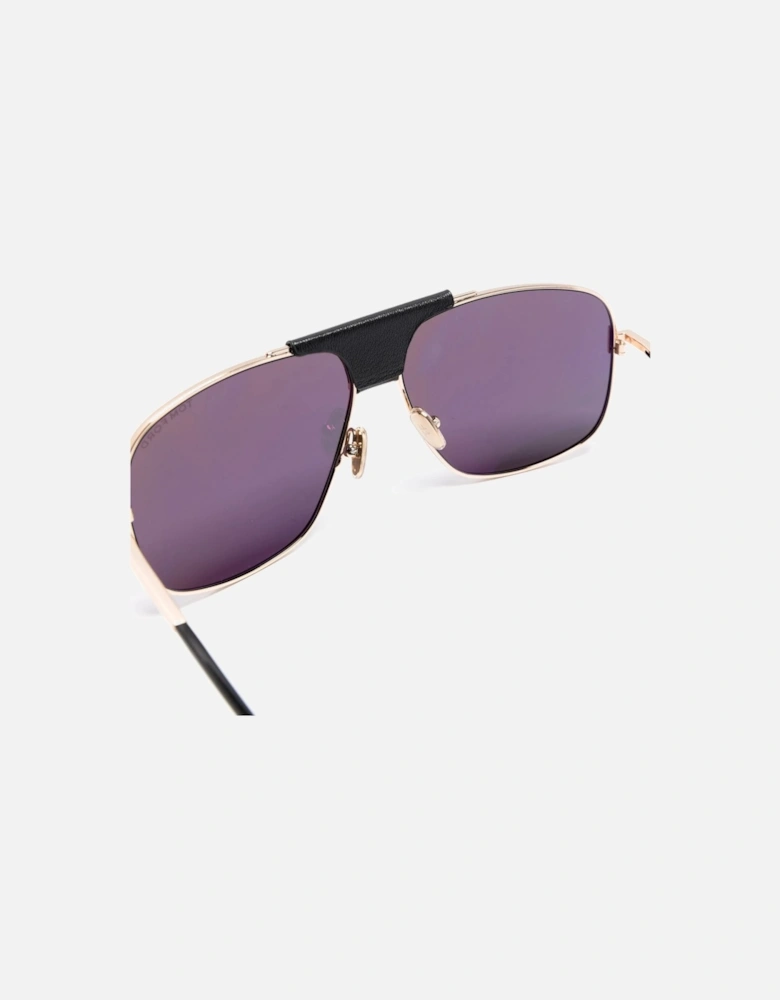 Tex Metal Sunglasses Black