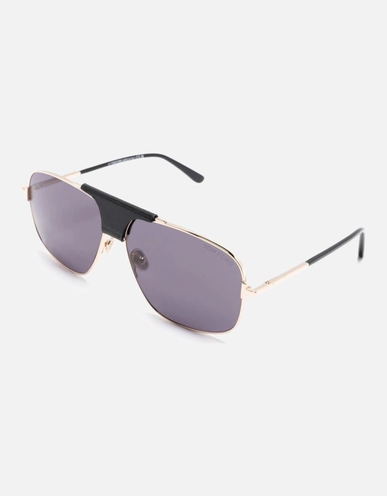 Tex Metal Sunglasses Black