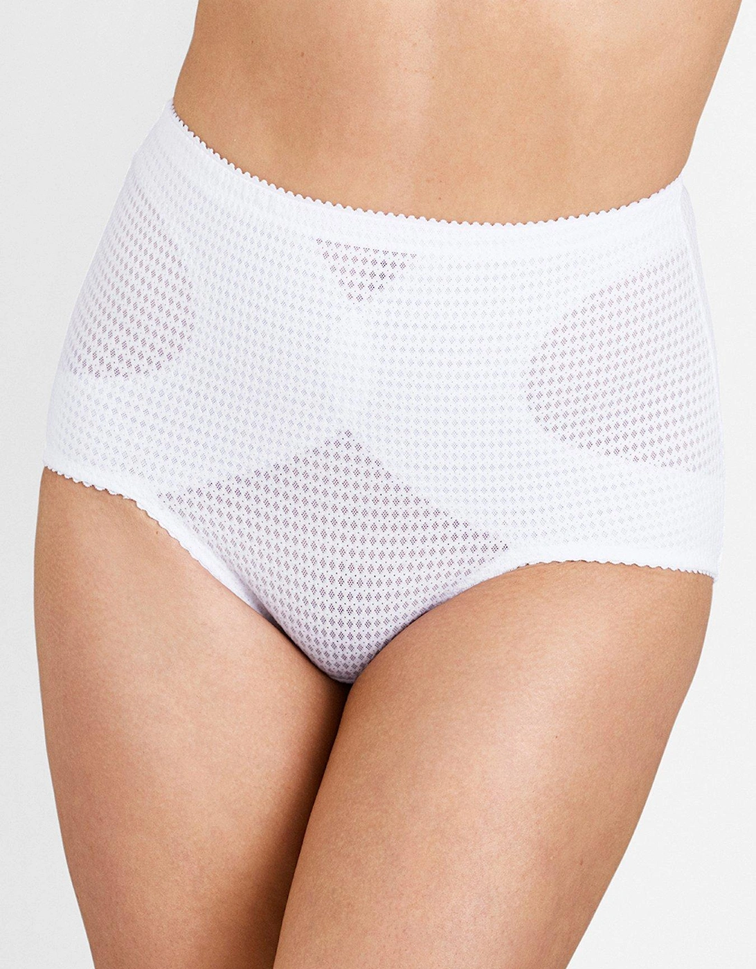 Diamond Panty Girdle - White, 2 of 1