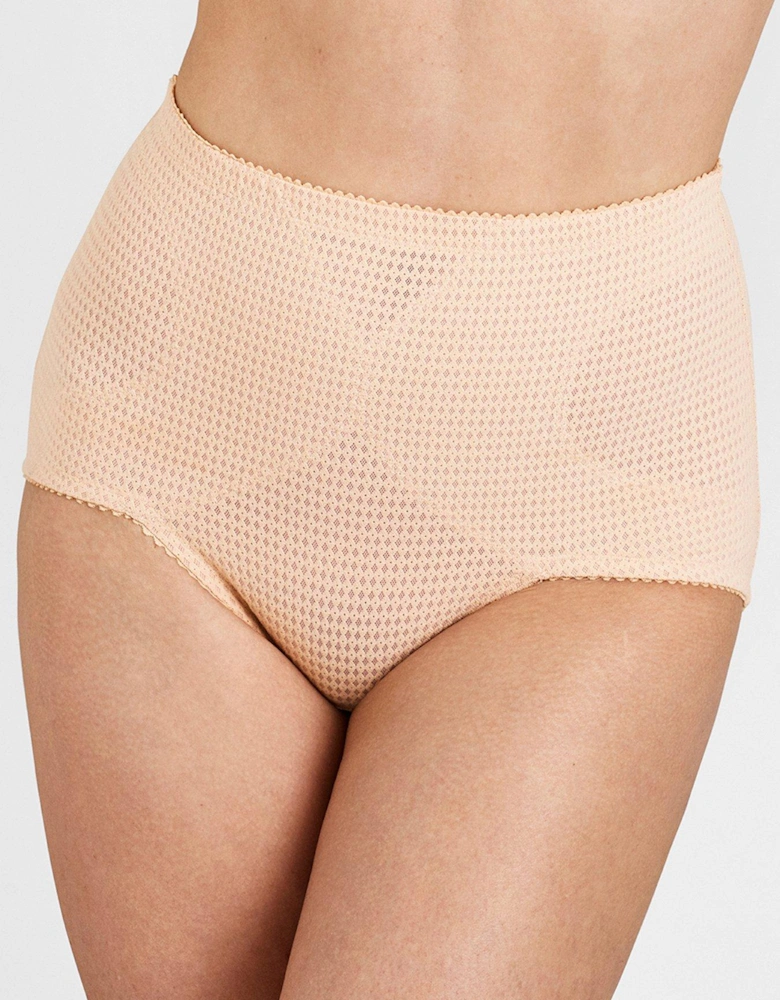 Diamond Panty Girdle - Beige