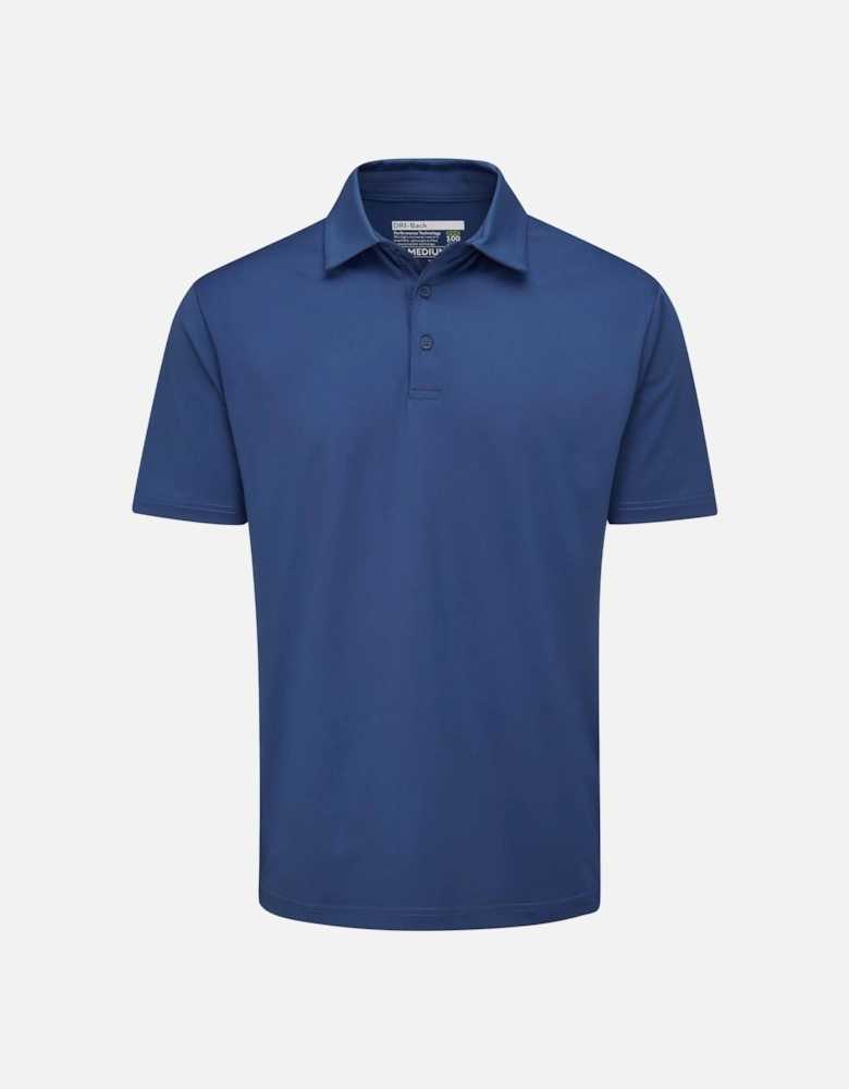 Mens Kestrel Golf Polo Shirt -Blue