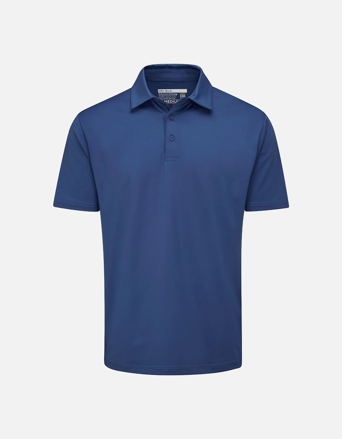 Mens Kestrel Golf Polo Shirt -Blue, 2 of 1