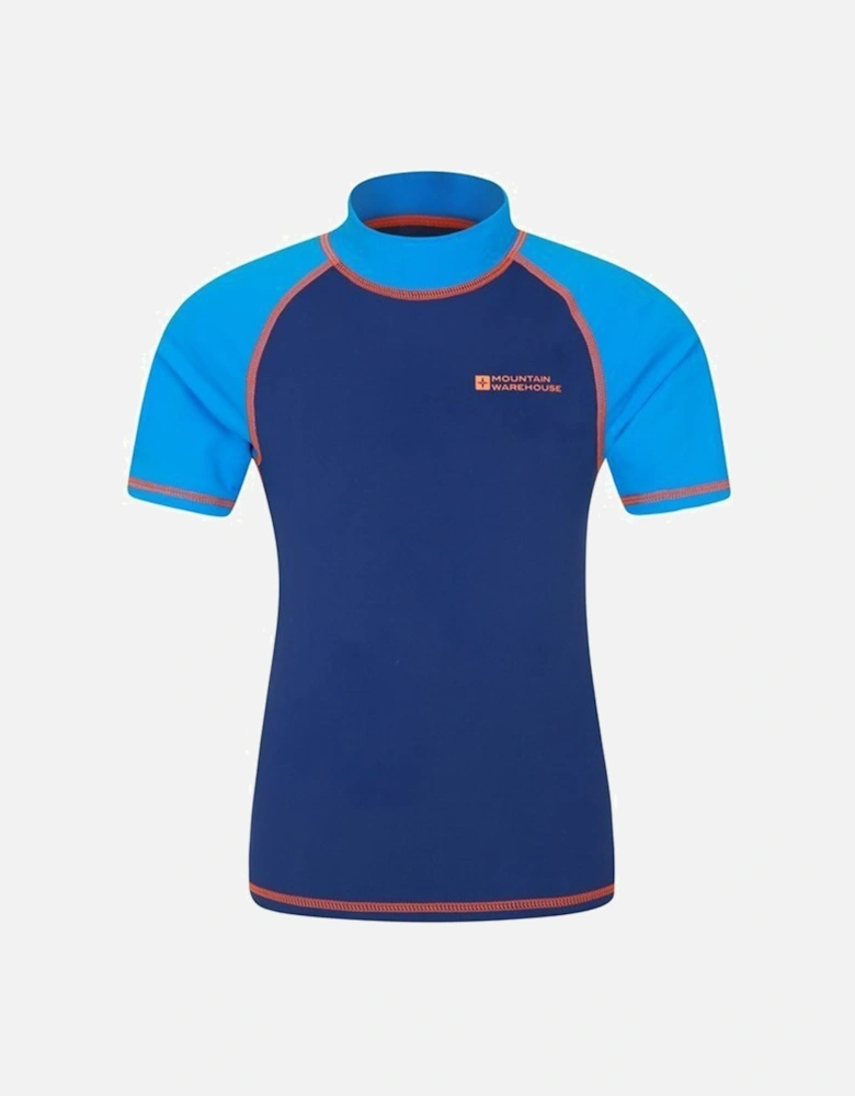 Childrens/Kids Sun Protective Short-Sleeved Swim Vest
