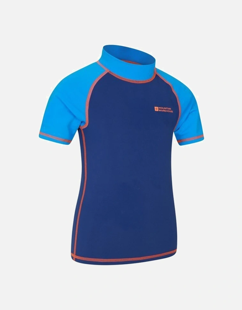 Childrens/Kids Sun Protective Short-Sleeved Swim Vest