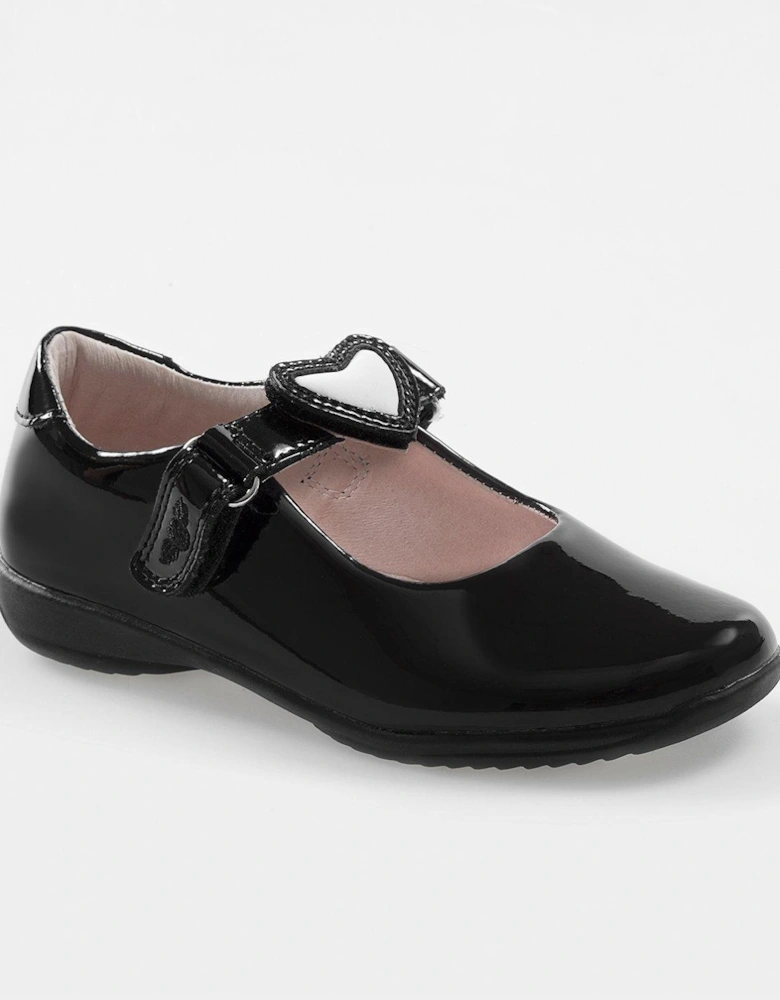 Colourissima School Dolly Shoes - Black