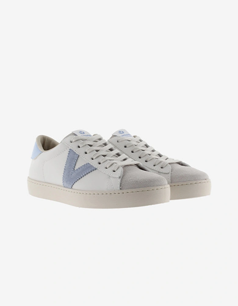 Unisex Berlin Piel & Serraje Trainer Cielo