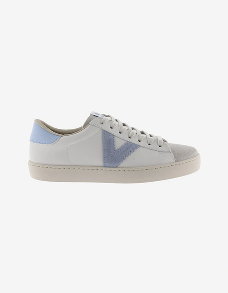 Unisex Berlin Piel & Serraje Trainer Cielo