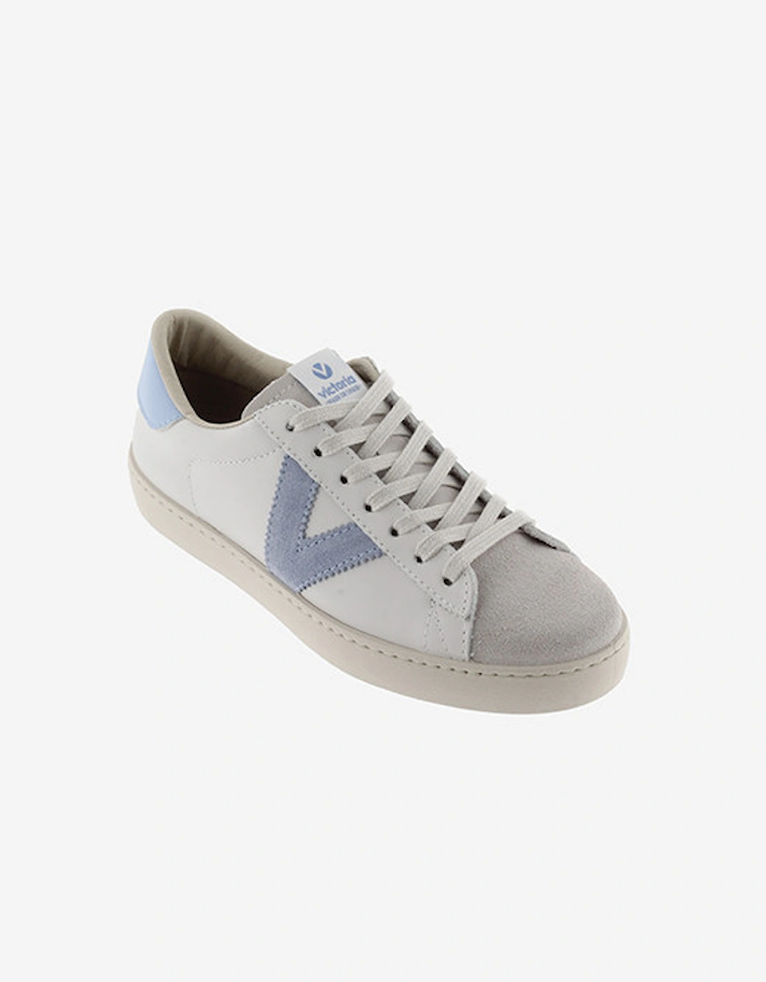 Unisex Berlin Piel & Serraje Trainer Cielo