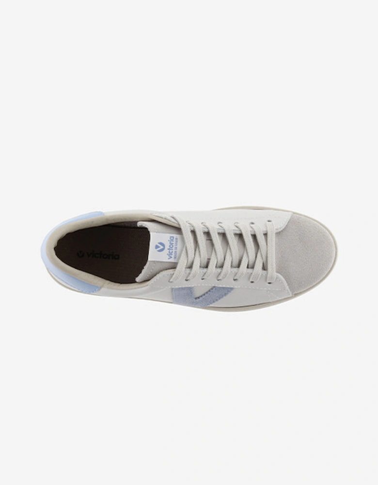 Unisex Berlin Piel & Serraje Trainer Cielo