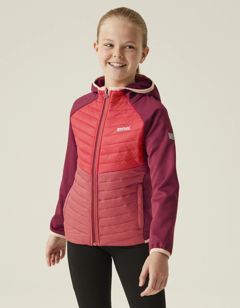 Kids Kielder Hybrid VIII Jacket - Rumba Red/Red Sky - 11-12YRS