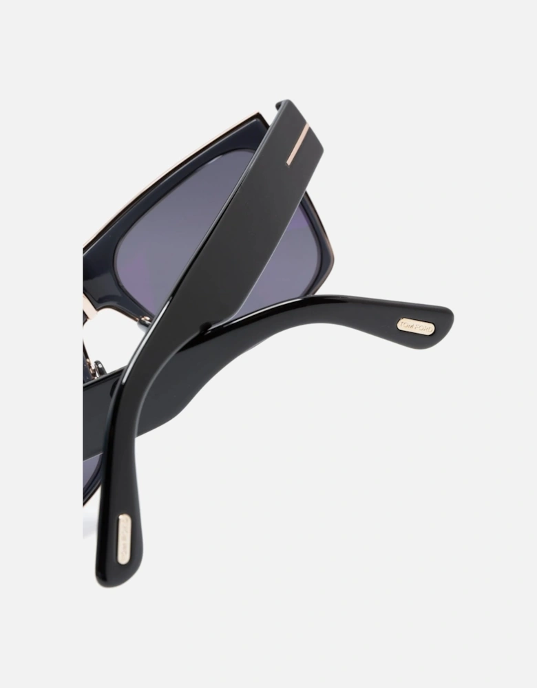 Edwin Metal Sunglasses Black