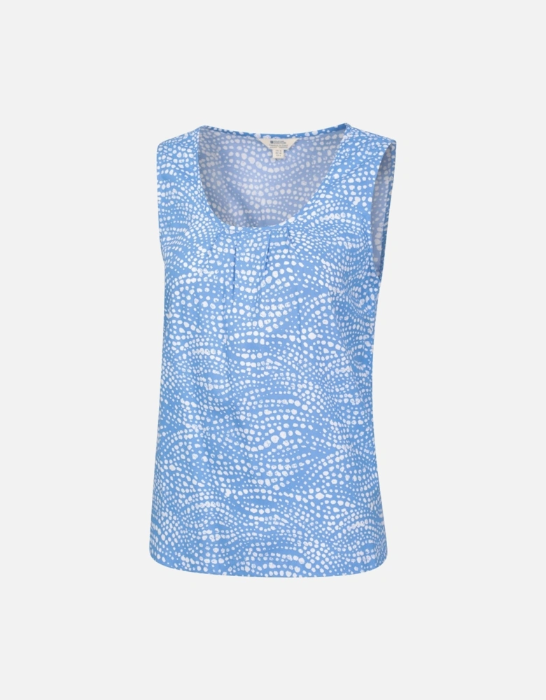 Womens/Ladies Orchid Spotted Tank Top