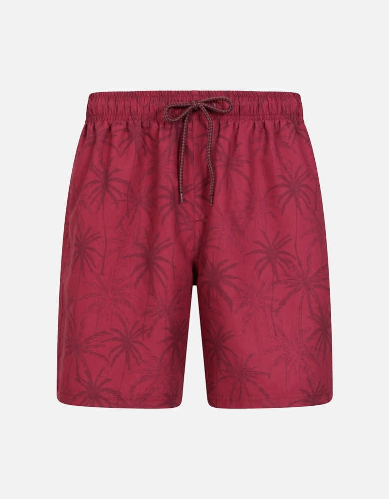 Mens Palm Leaf Swim Shorts