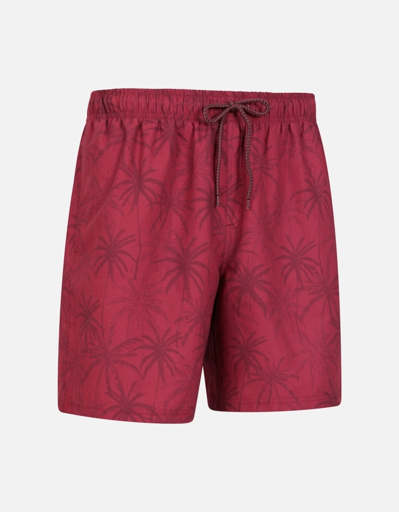 Mens Palm Leaf Swim Shorts