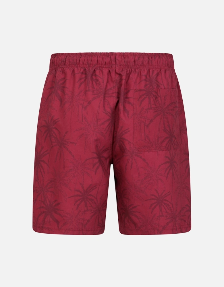 Mens Palm Leaf Swim Shorts