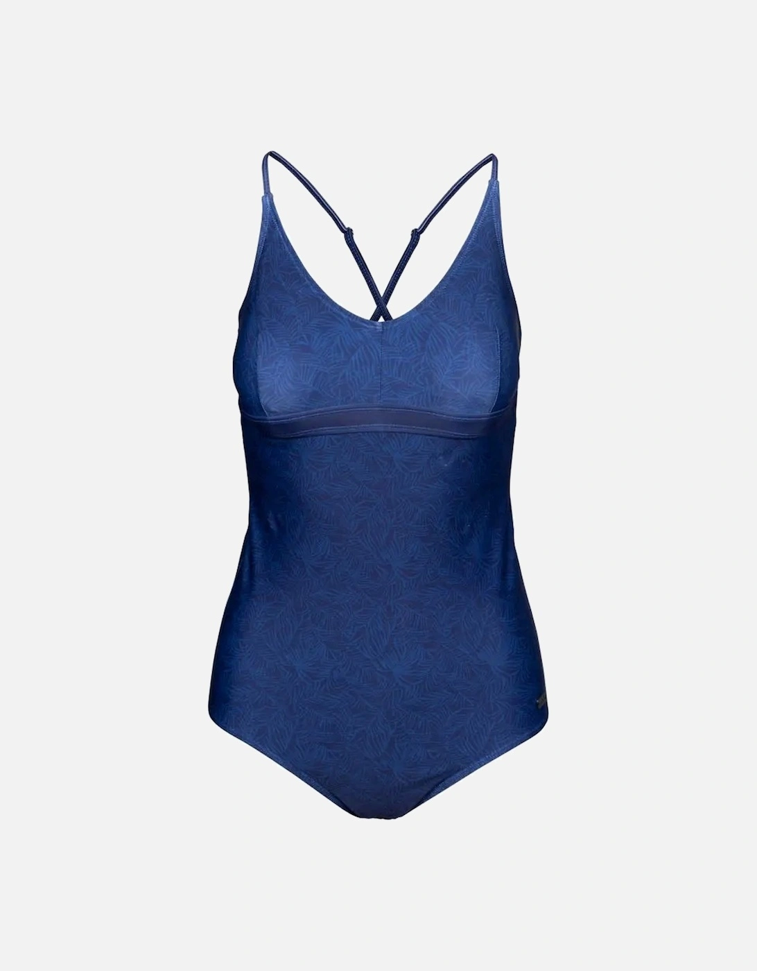 Womens/Ladies Mimi Palm Leaf One Piece Swimsuit, 4 of 3