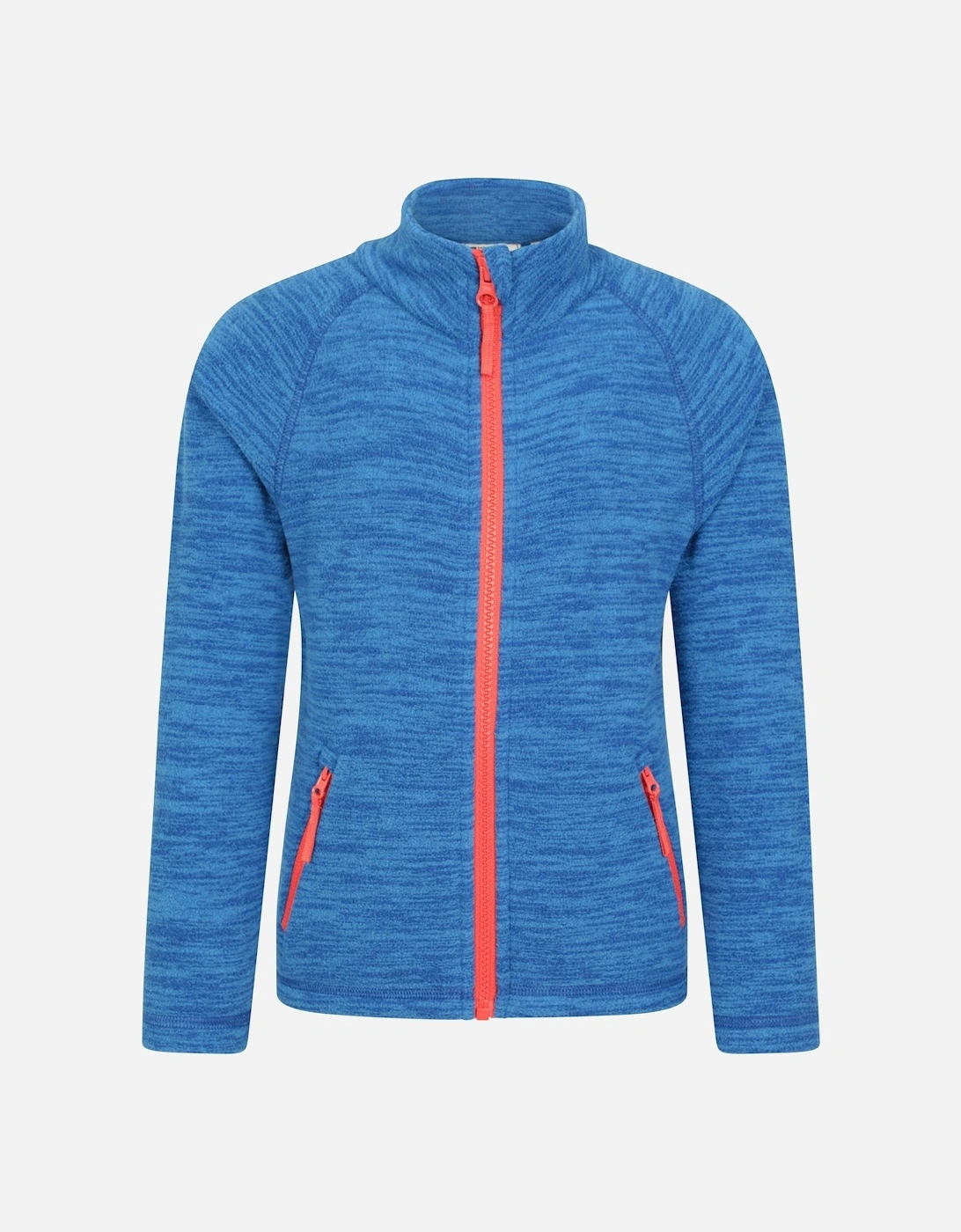 Mountain Warehouse Unisex Blue Childrens/ Snowdonia Fleece Jacket - Size: 5 Years/6 Years Kids
