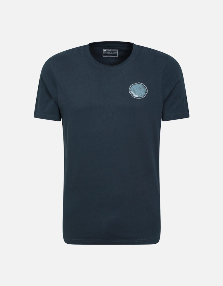 Mens Keswick Tree Ring Organic T-Shirt