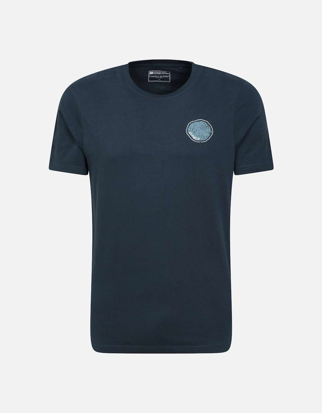 Mountain Warehouse Men's Mountain Warehouse Mens Keswick Tree Ring Organic T-Shirt - Navy