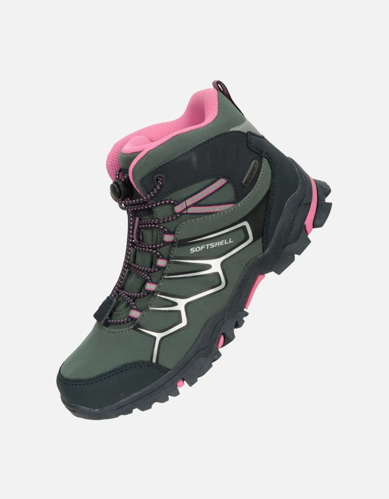 Childrens/Kids Softshell Waterproof Walking Boots