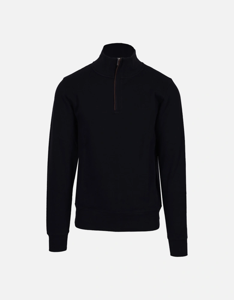 D1.sacker Rib Half Zip Navy