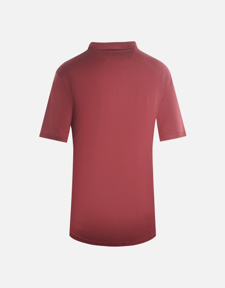 Lyle Scott Plain Embroidered Logo Fletcher Burgundy Polo Shirt