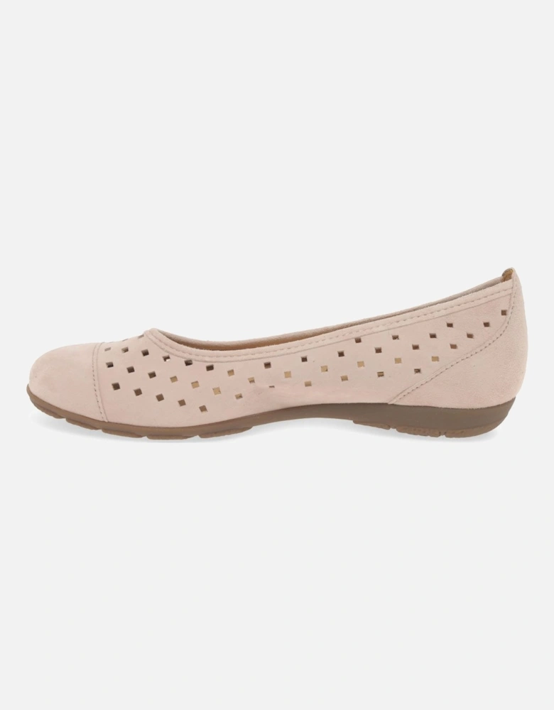 Ruffle Womens Punched Detail Casual Shoes