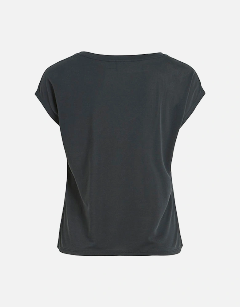 Vimodala V-Neck Top Black