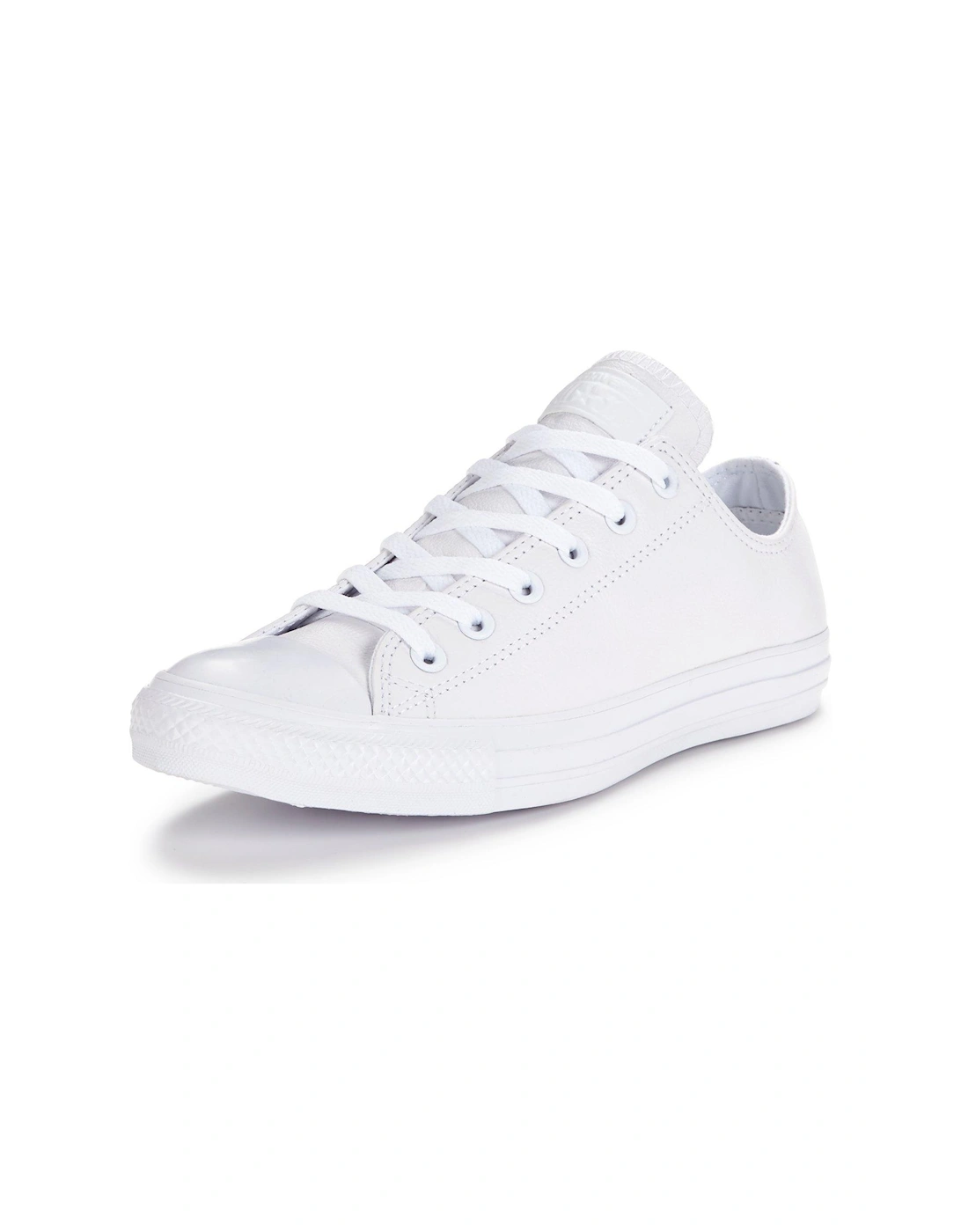 Unisex Leather Ox Trainers - White, 7 of 6