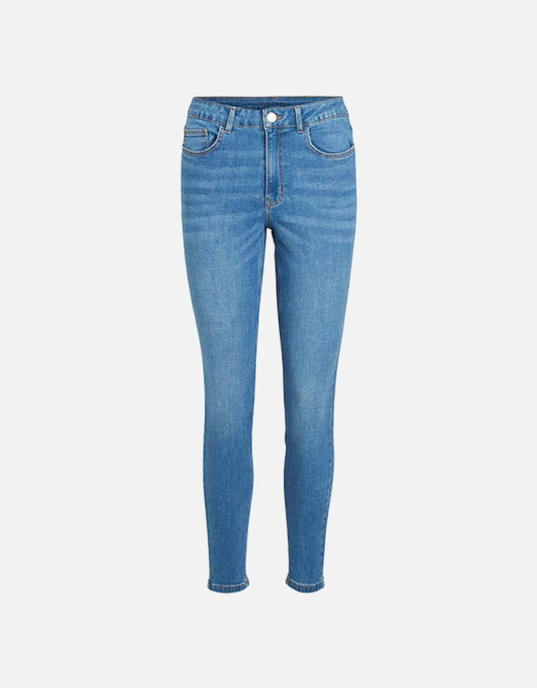 Visarah Skinny Jeans Medium Blue Denim