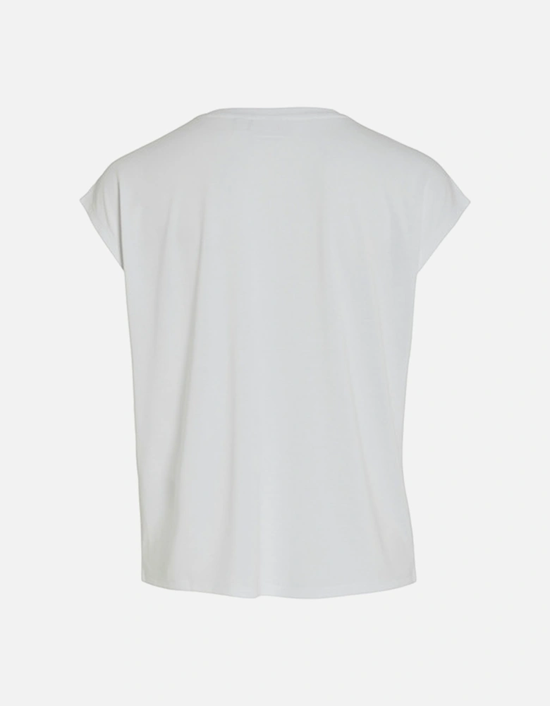 Vimodala V-Neck Top Optical Snow