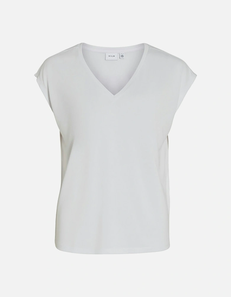 Vimodala V-Neck Top Optical Snow