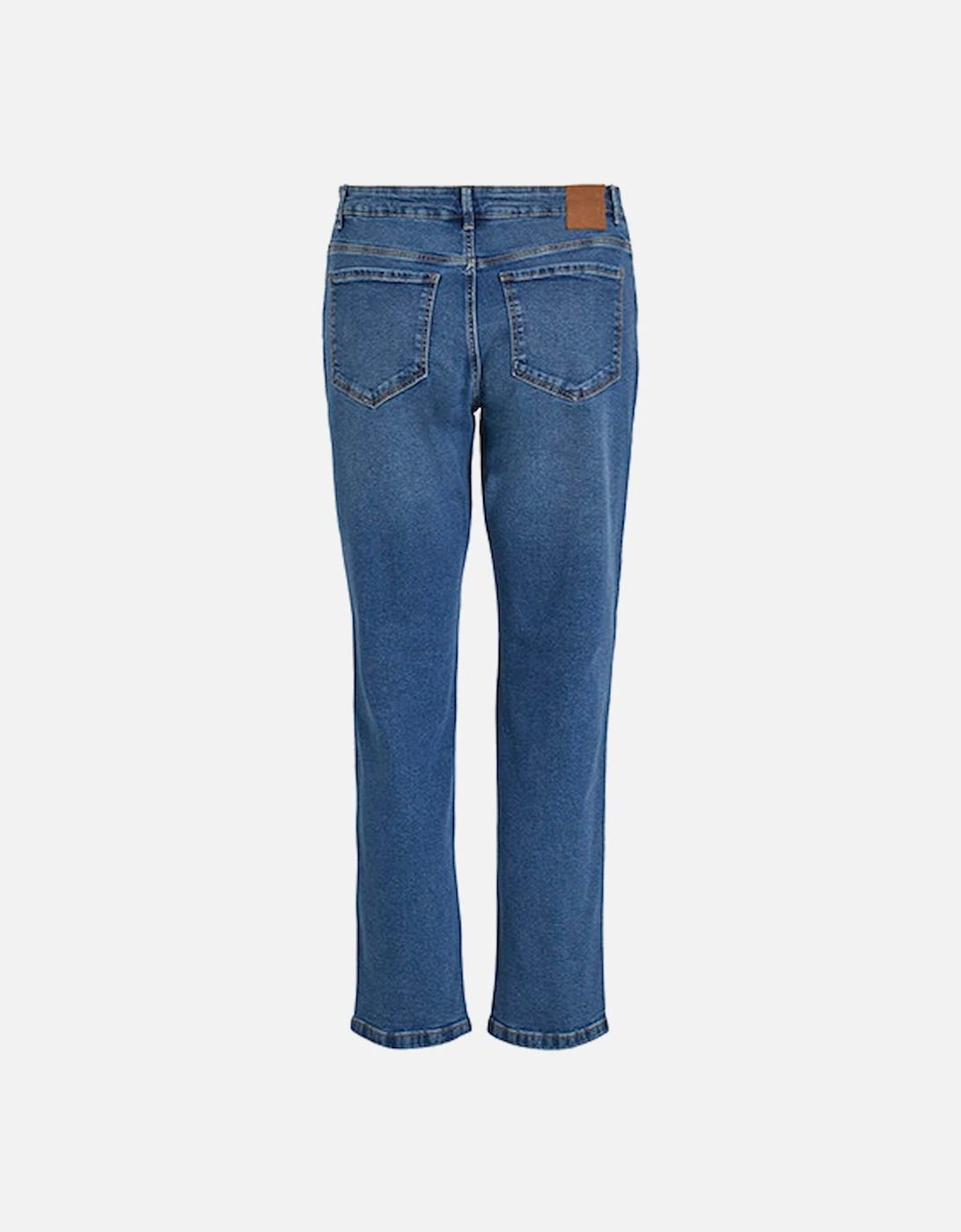 Vialice Jo Straight Jeans Mid Blue Denim