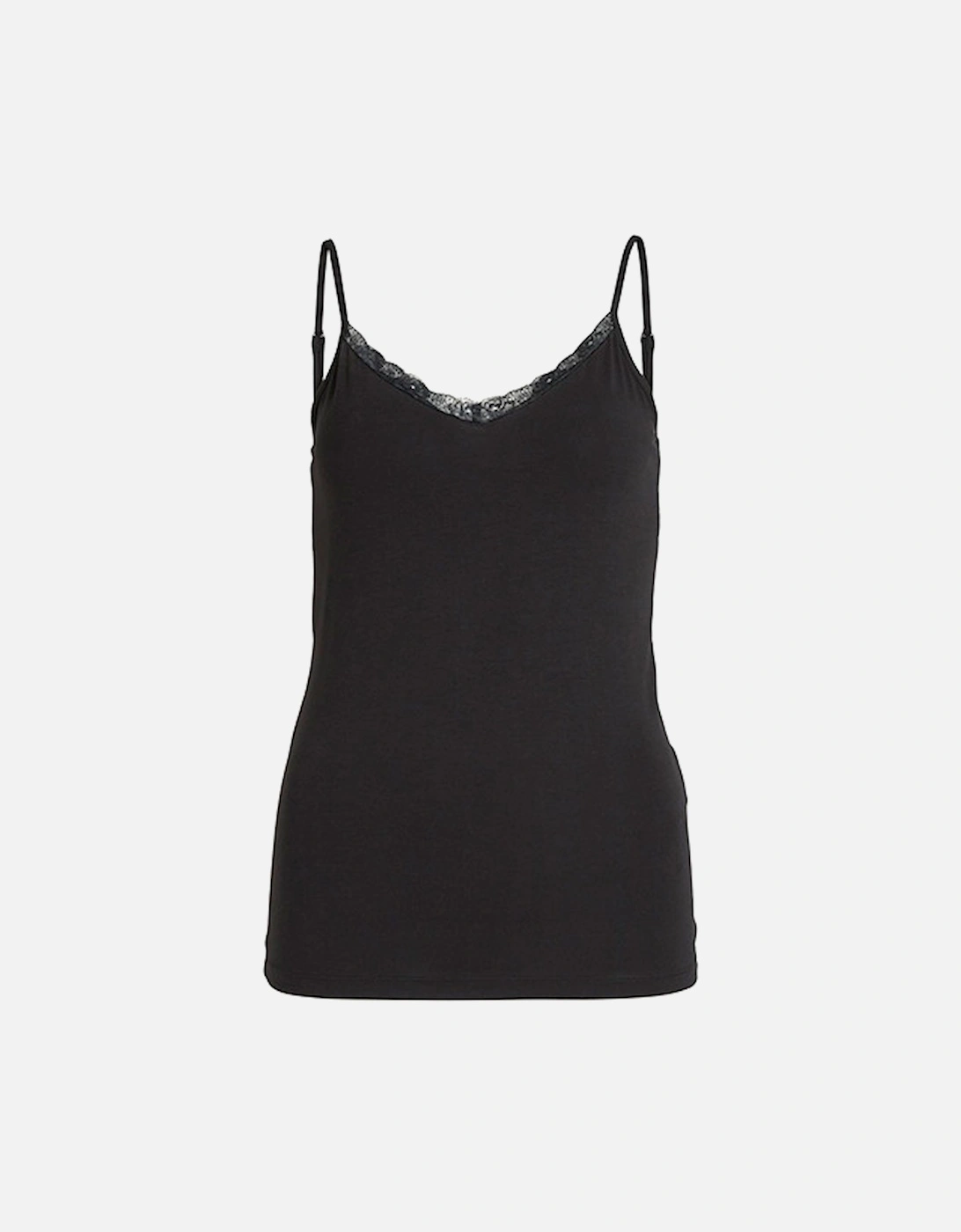 Viadaisy Lace Singlet Black