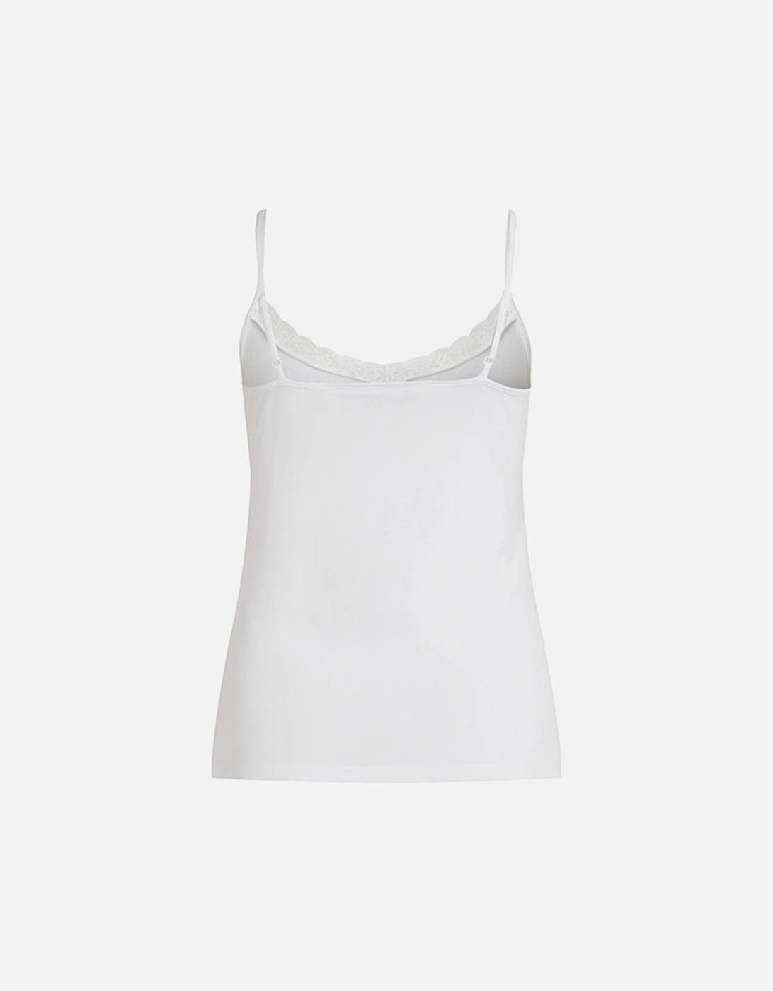 Viadaisy Lace Singlet Optical Snow