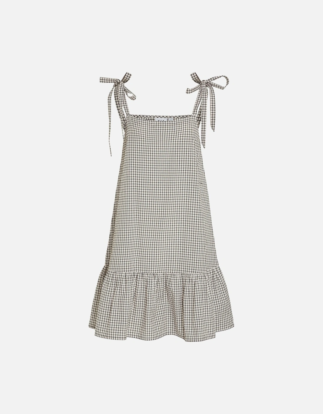 Vinilda Strap Dress Rosewater Black Check, 3 of 2