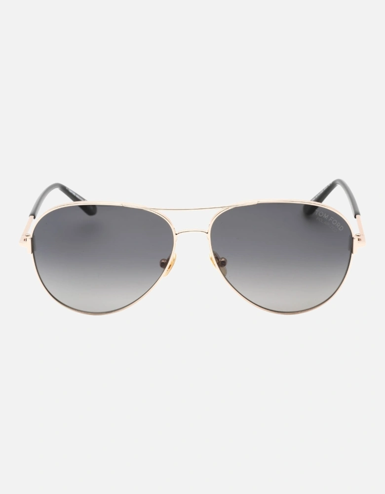 Ft0823 28D Clark Rose Gold Sunglasses