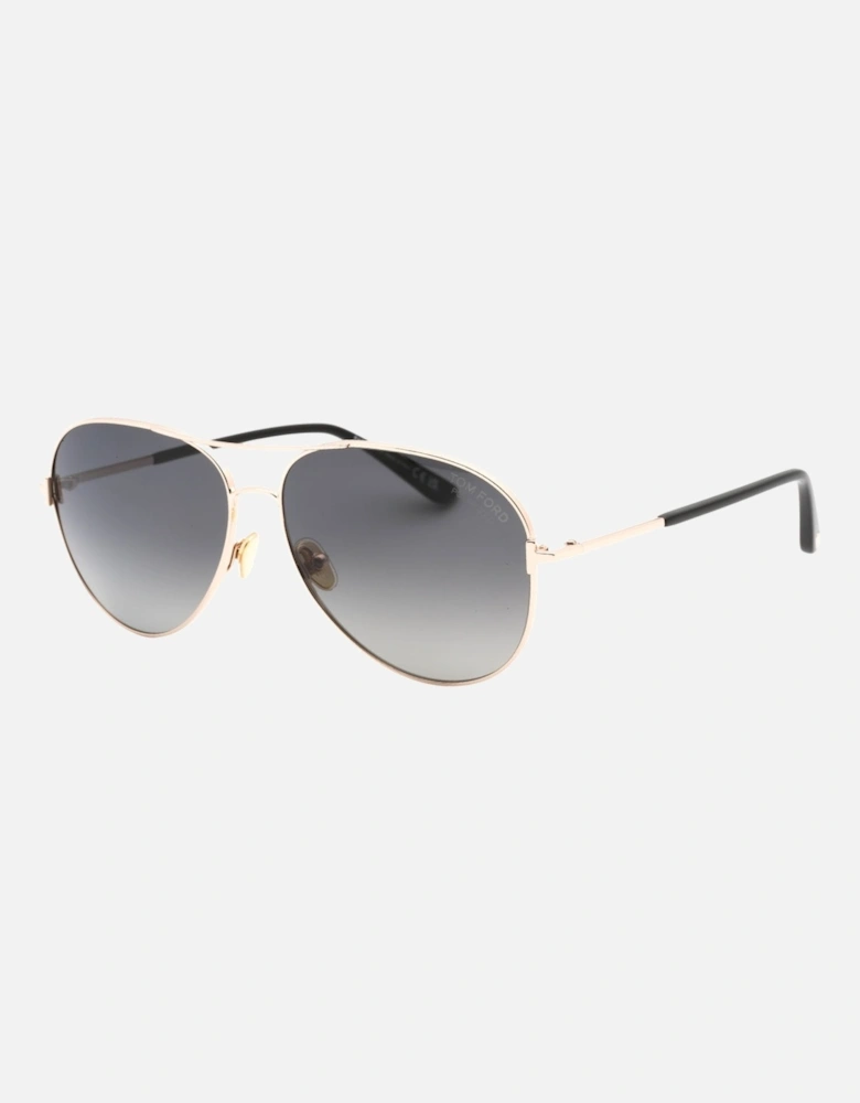 Ft0823 28D Clark Rose Gold Sunglasses