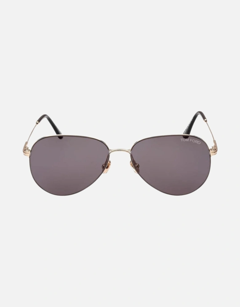 Ft0993 28A Porscha Rose Gold Sunglasses