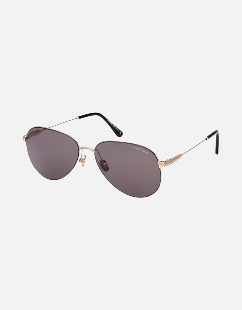 Ft0993 28A Porscha Rose Gold Sunglasses