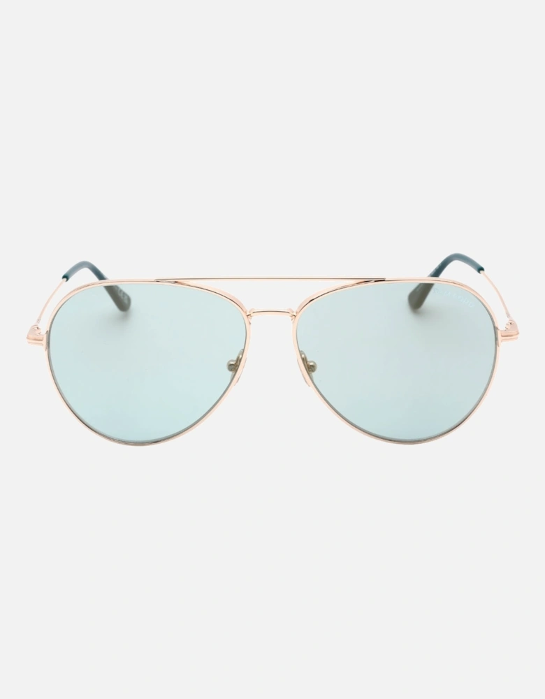 Ft0996 28X Shiny Rose Gold Sunglasses