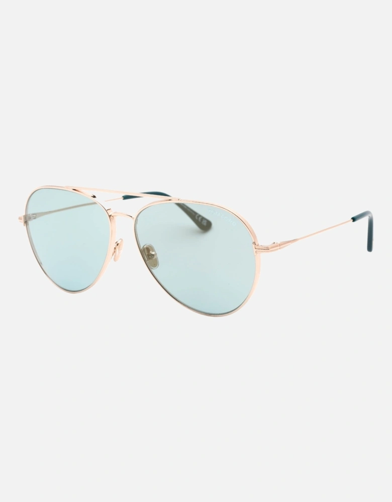 Ft0996 28X Shiny Rose Gold Sunglasses