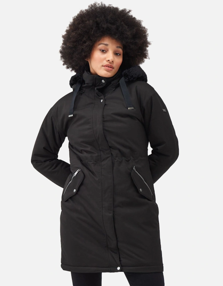 Womens Giovanna Fletcher Samaria Waterproof Jacket - Black