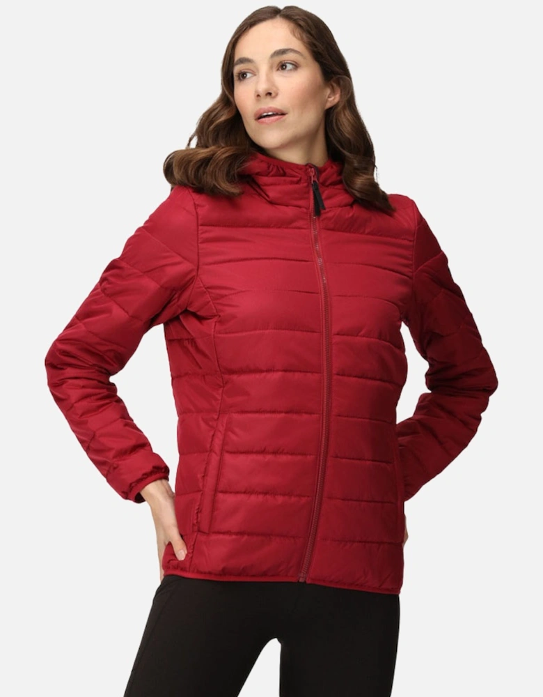 Womens Helfa Insulated Quilted Hooded Puffa Coat