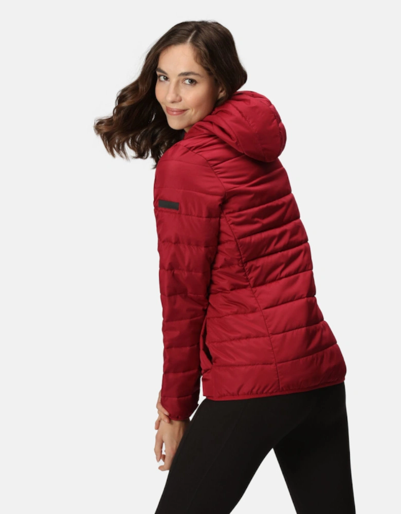 Womens Helfa Insulated Quilted Hooded Puffa Coat