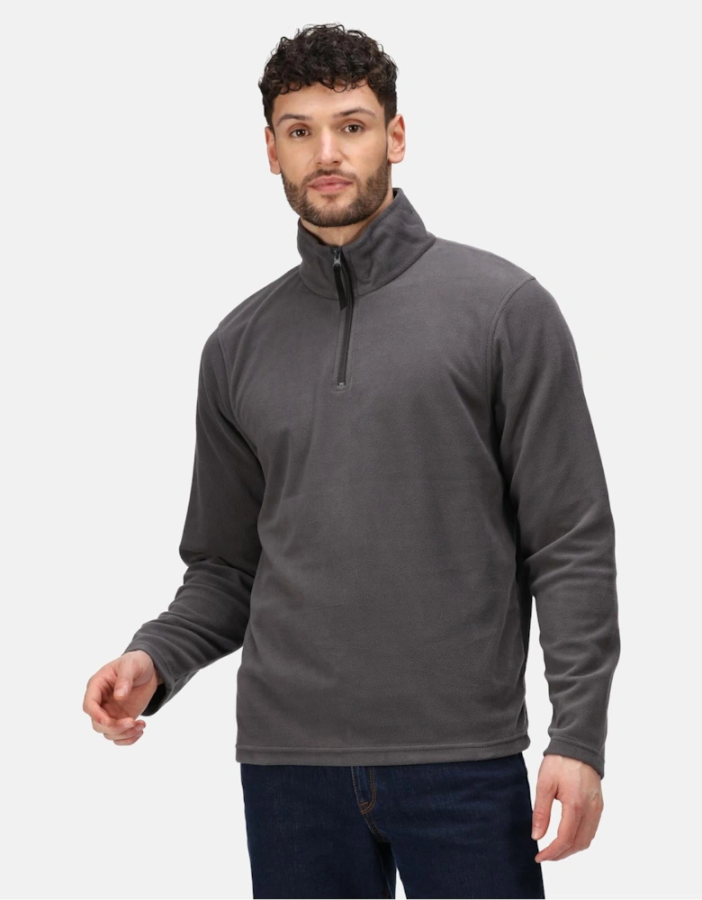 Professional Mens Micro Zip Pullover Half Zip Fleece