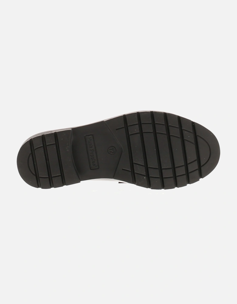 Girls Shoes School Cambridge Leather Slip On black patent UK Size