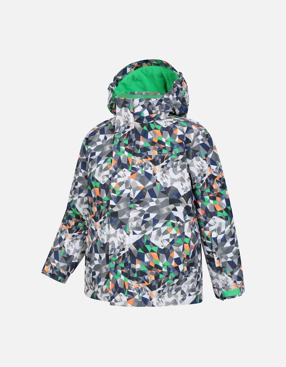 Childrens/Kids Mogal Geometric Ski Jacket