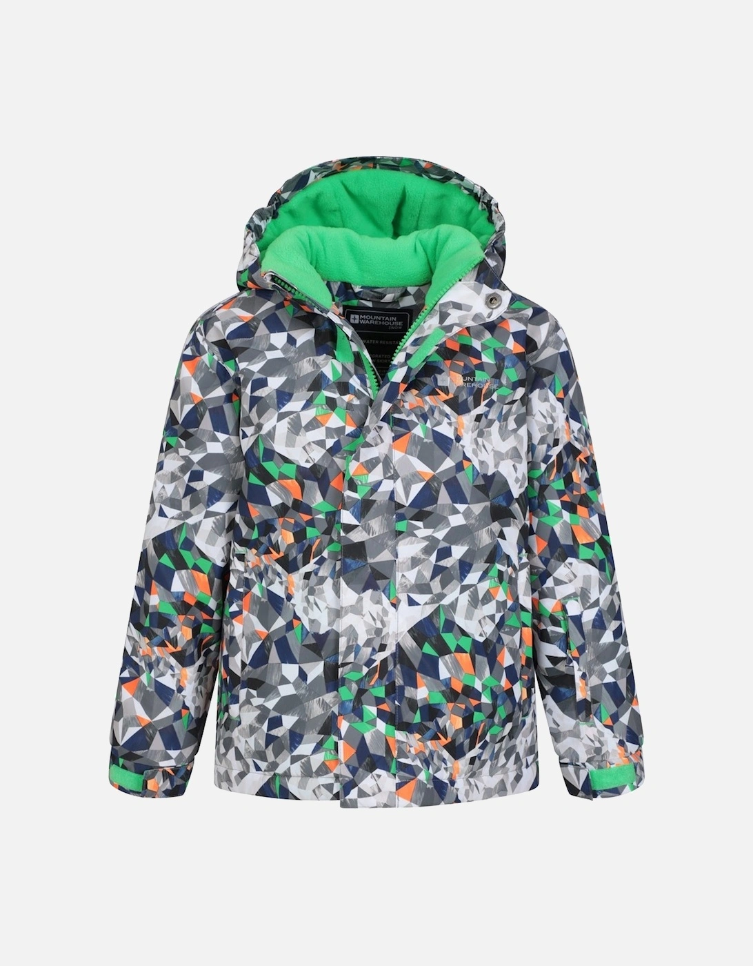 Childrens/Kids Mogal Geometric Ski Jacket