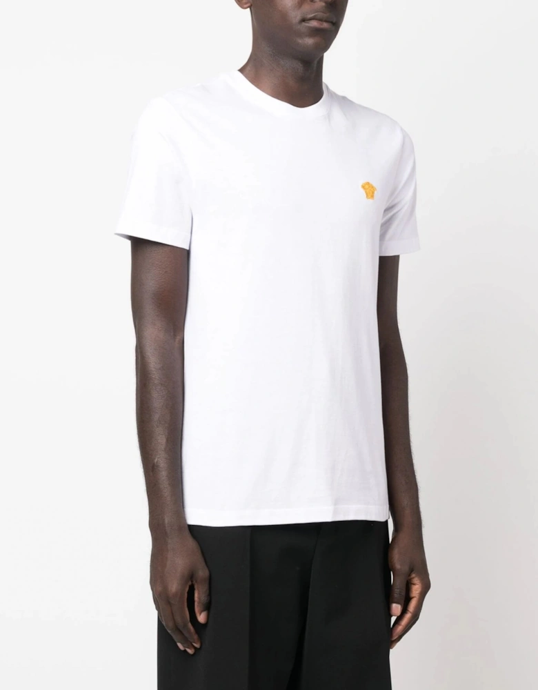 Compact Cotton Medusa Logo T-shirt White